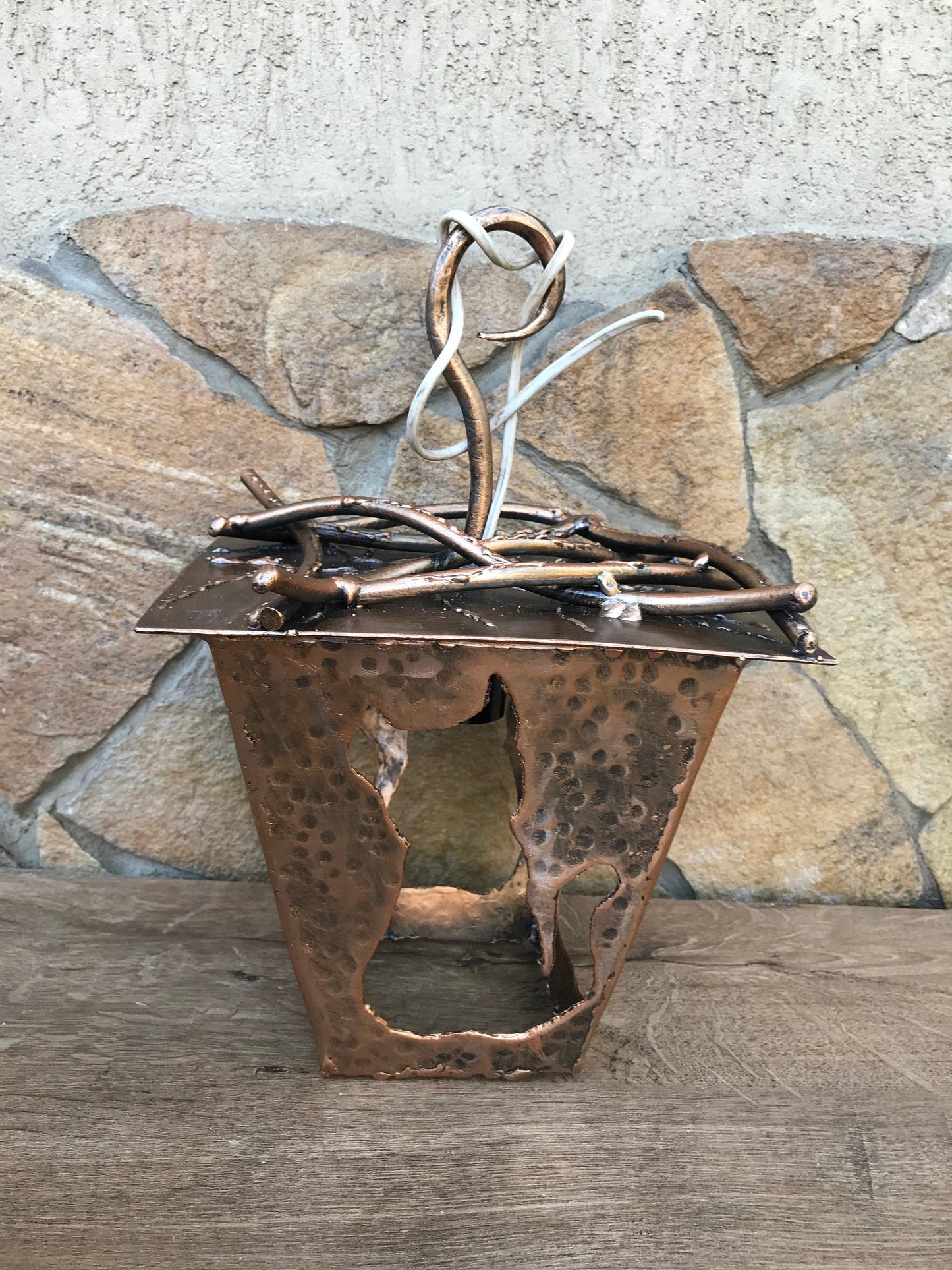 Ceiling lamp, wall lamp, cat decor, hand forged lamp, wall sconce, hand forged lantern, garden lamp, porch lamp, chandelier, light fixture
