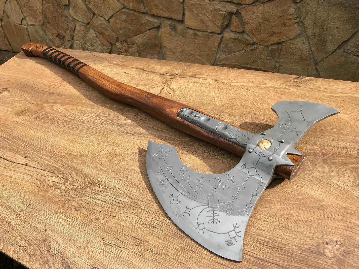 Leviathan axe, viking axe, God of War, Kratos axe, cosplay armor, cosplay axe, prop, replica, Kratos weapon, cosplay weapon, costume weapon