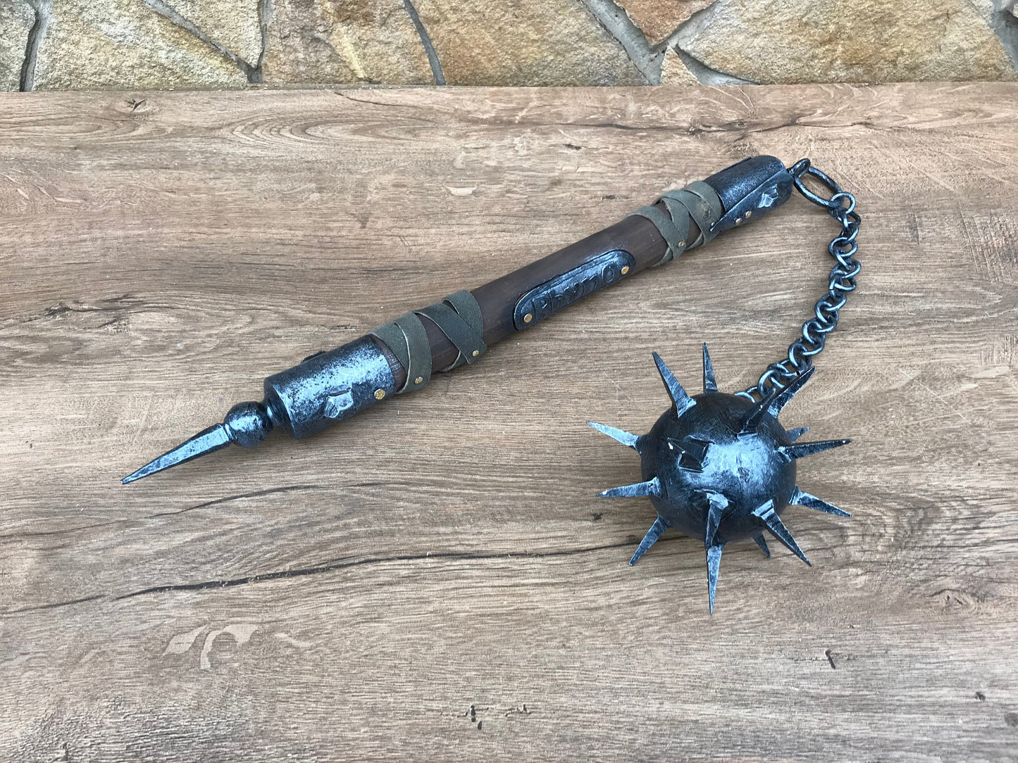 War mace, viking mace, medieval cosplay, mace, flail, chain flail, medieval mace, warrior,medieval weapon, viking axe, mens gifts, iron gift