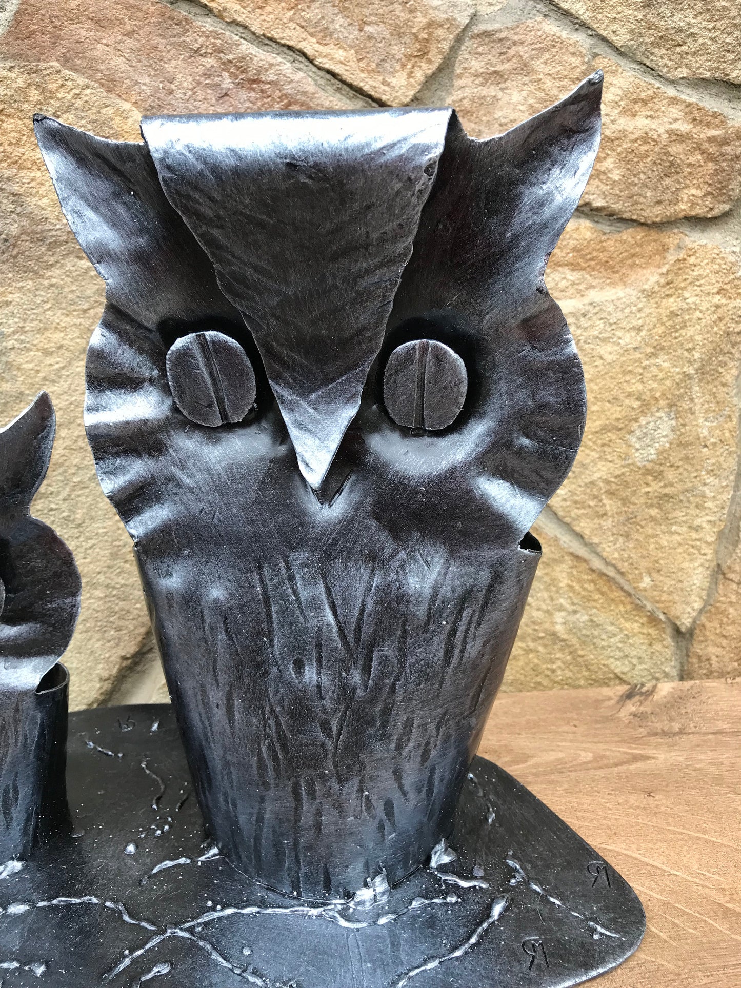 Metal owl, hand forged owl, owl sculpture, owl metal art, iron owl, owl decor, owl figurine, owl gifts, owl metal sculpture, metal bird, owl