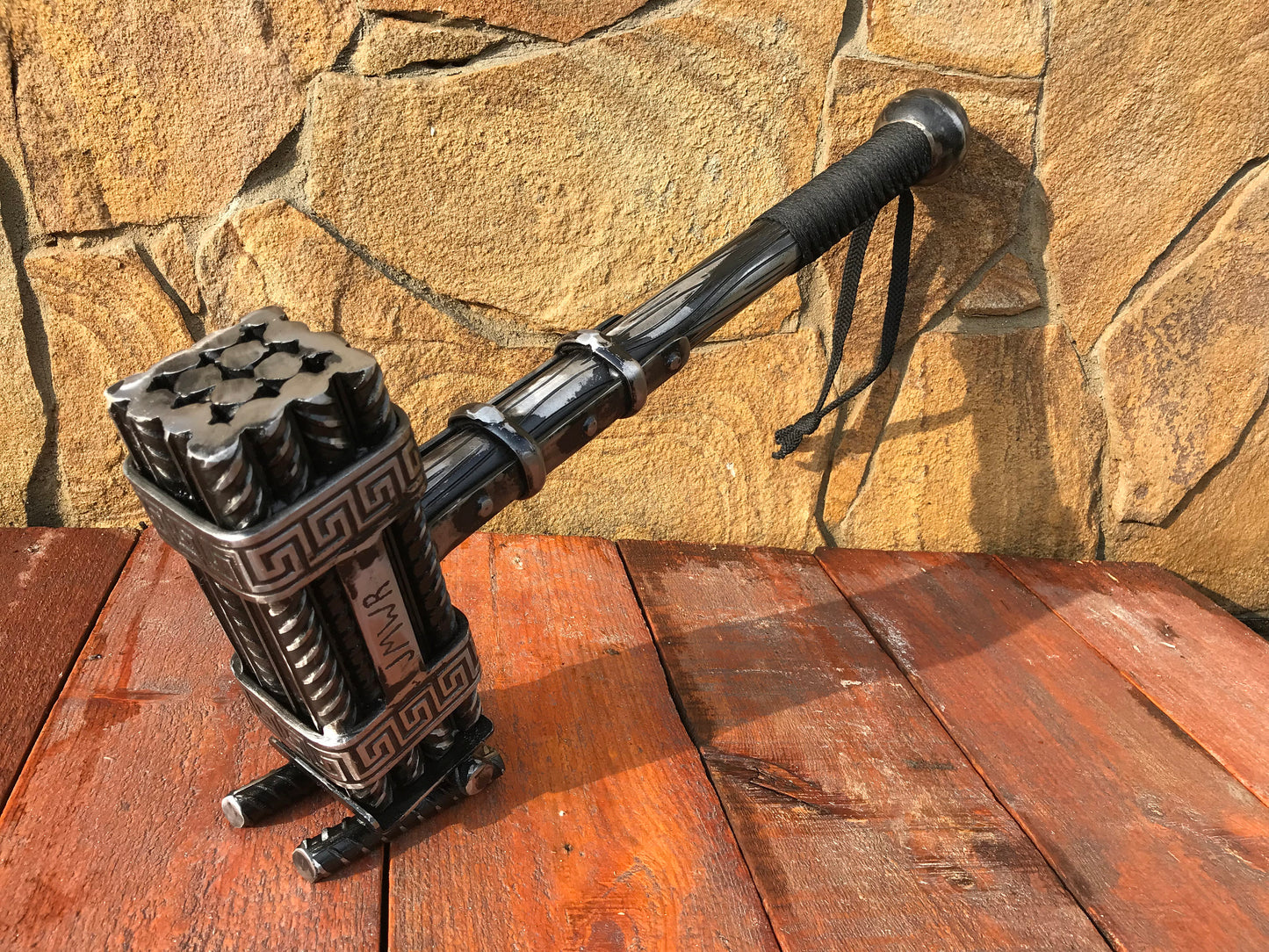 Hammer, unique hammer, rebar art, viking tools, rebar, Christmas gift, viking hammer, mens gift, retirement gift, military gift, iron gifts