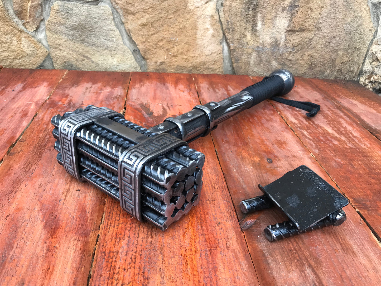 Hammer, unique hammer, rebar art, viking tools, rebar, Christmas gift, viking hammer, mens gift, retirement gift, military gift, iron gifts