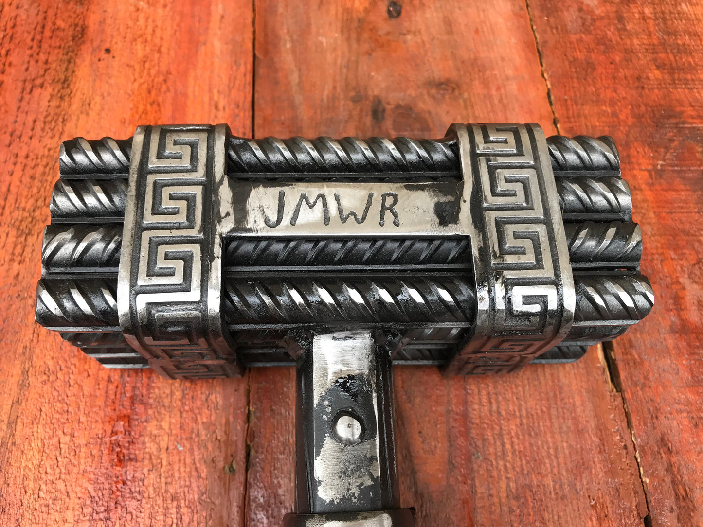 Hammer, unique hammer, rebar art, viking tools, rebar, Christmas gift, viking hammer, mens gift, retirement gift, military gift, iron gifts