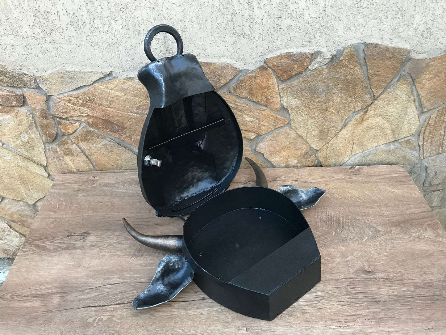 Mailbox with lock, mailbox, mail box, locking mailbox, mail boxes, bull head, bull decor, bull gift,mailboxes,mail box outdoor,mail box post