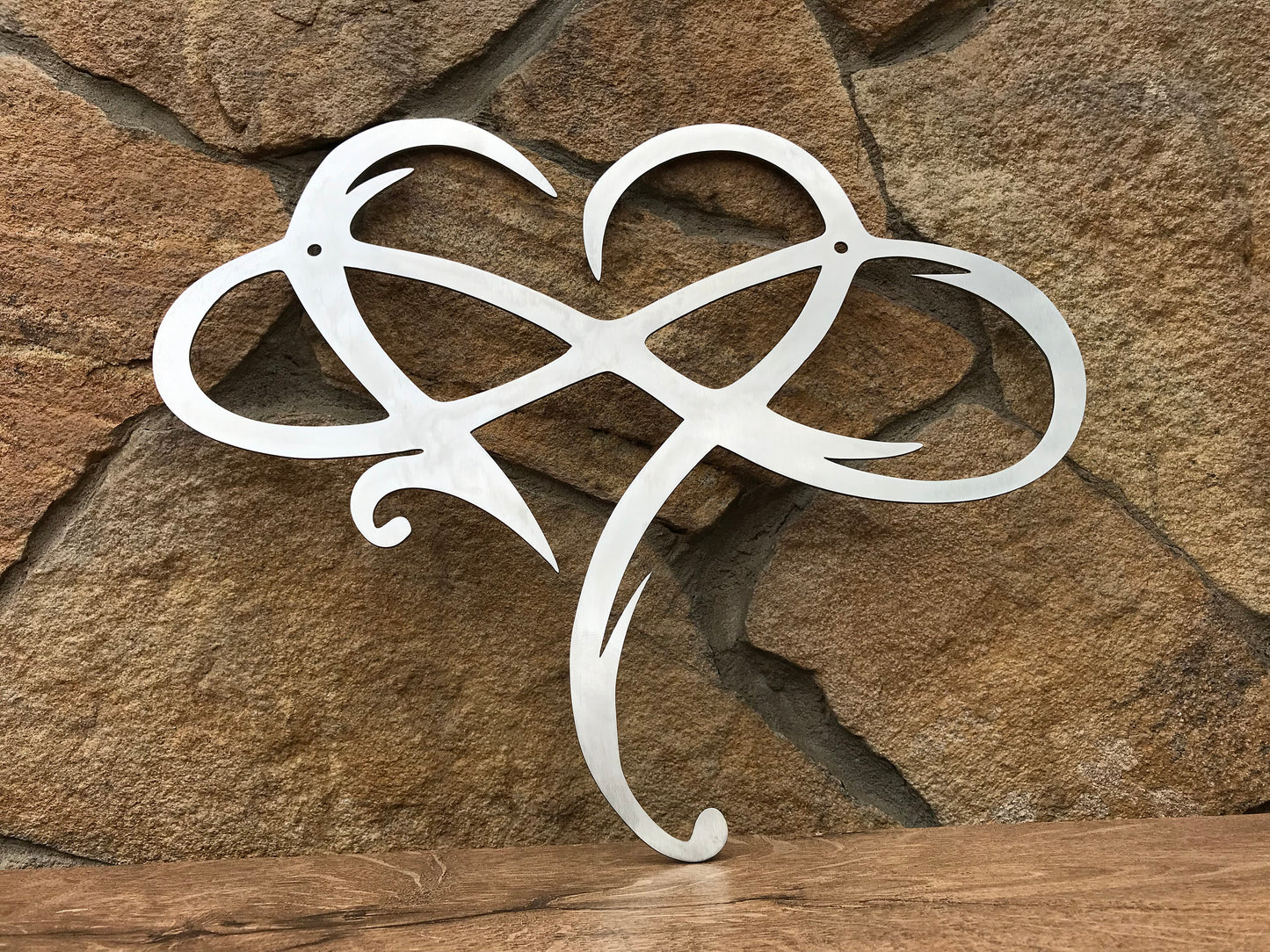 Steel gift, 11 year anniversary, 11th anniversary, engraved steel gift, infinity sign,steel anniversary gift,steel heart,steel infinity sign