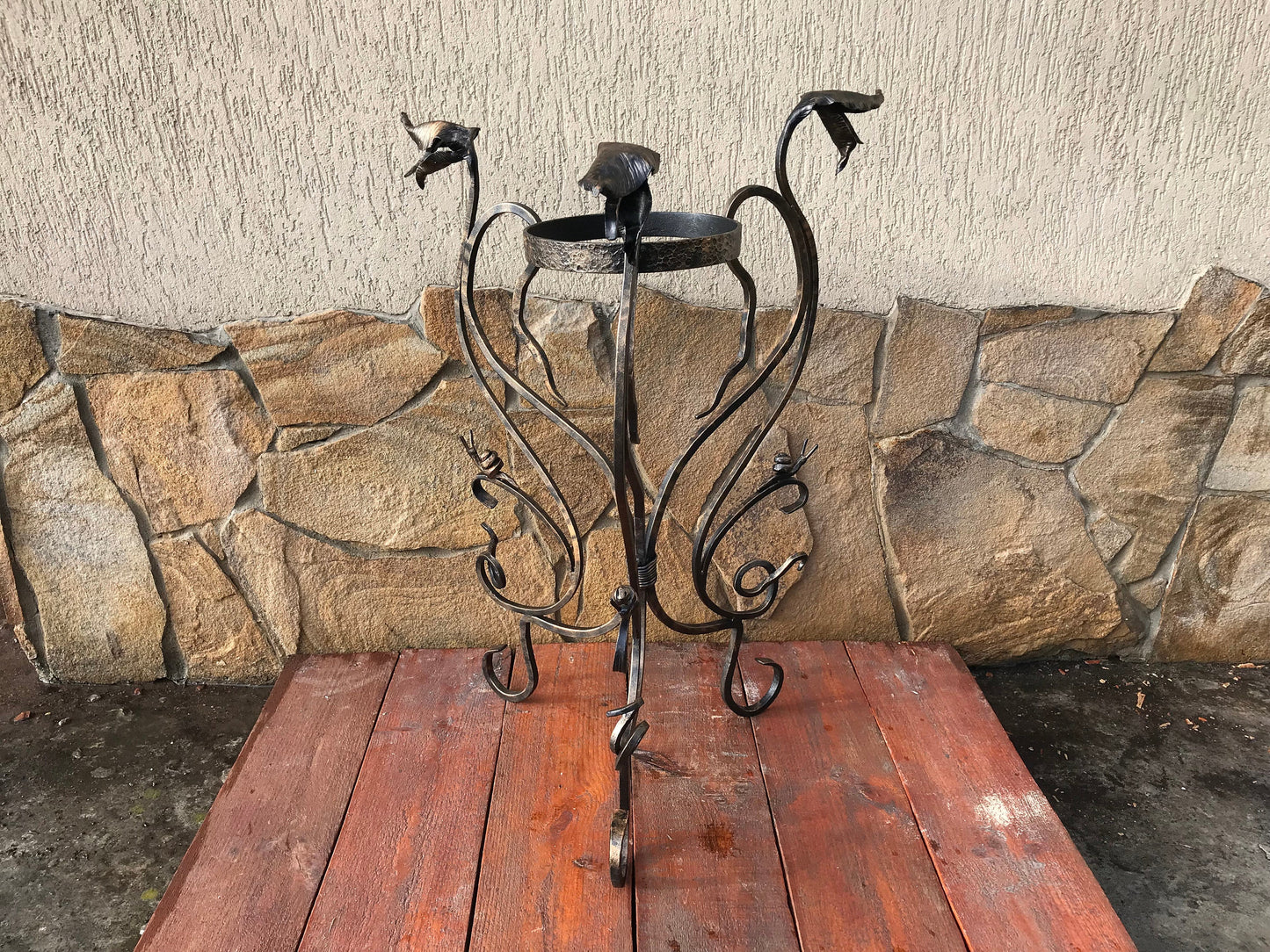 Plant holder, floor planter, gift for girlfriend, floor plant pot, gift for mom, floor plant stand, plant stand, flower pot, garden gift