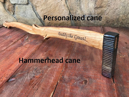 Hammerhead cane, walking cane, walking stick cane hammer, walking stick, walking stick cane, cane, hammer, walking staff, mens cane,engraved