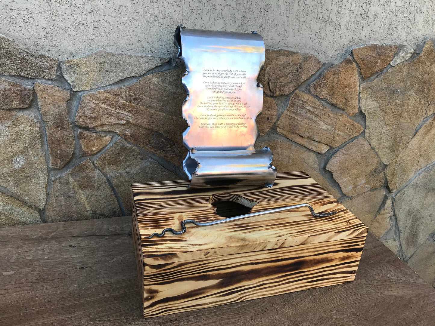 11th anniversary, steel anniversary, engraved steel scroll, steel gift, steel scroll, eleventh anniversary, steel scroll, stainless steel