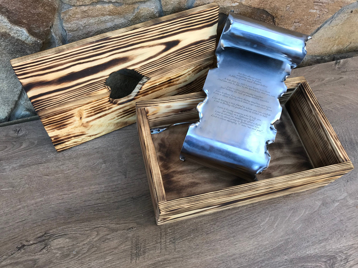 11th anniversary, steel anniversary, engraved steel scroll, steel gift, steel scroll, eleventh anniversary, steel scroll, stainless steel