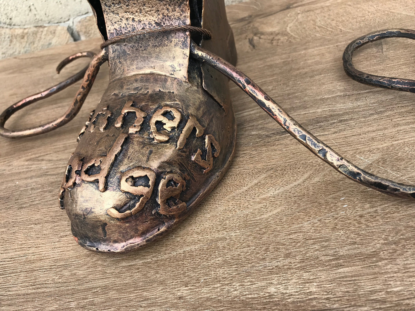 Umbrella holder, umbrella stand holder, umbrella stand, iron boot, walking stick holder, cane stand, entryway decor, engraved gift,iron gift
