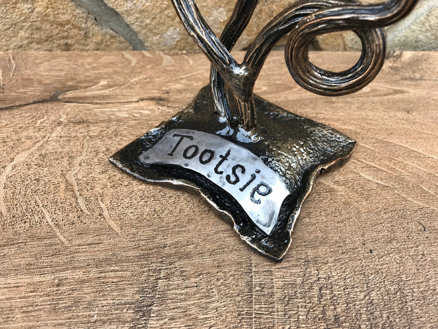 Personalized iron gift, iron lily, iron gifts,iron gift for her,iron sculpture,iron rose,anniversary gift,iron anniversary gift,Mother's day