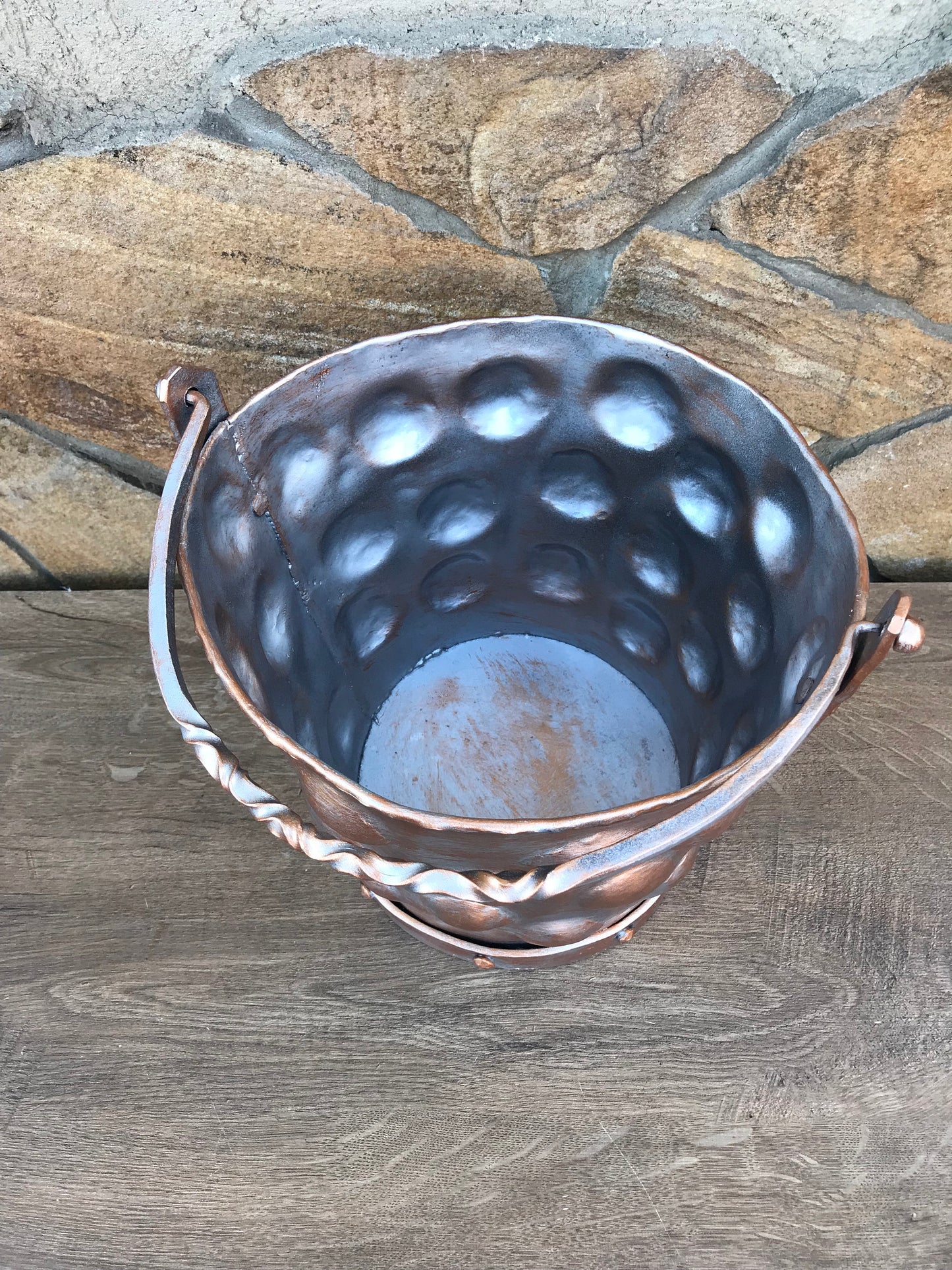 Bucket, coal bucket, ash bucket, coal pail, coal scuttle, coal scuttle bucket, firewood bucket,hand forged bucket,fireplace decor,fire poker