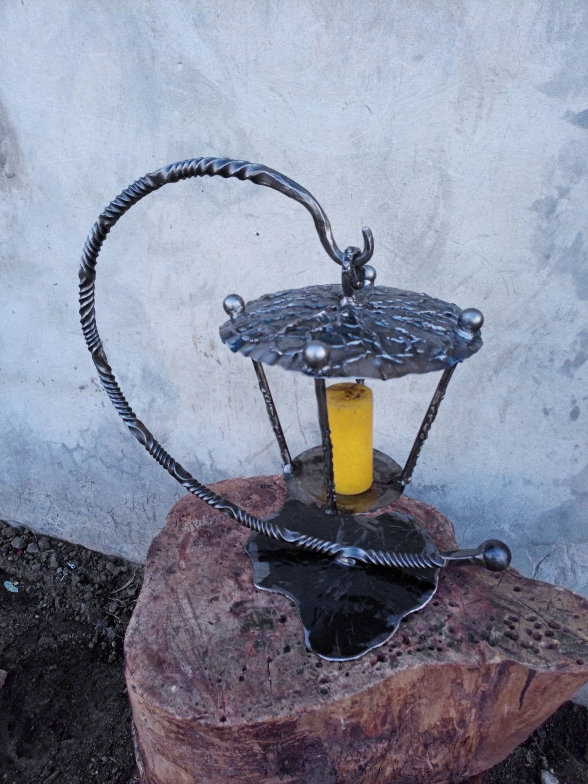 Candle lantern, iron gift, iron anniversary, candle holder, candles, candle lantern decor, candle sticks, candle lantern,candle stickholder