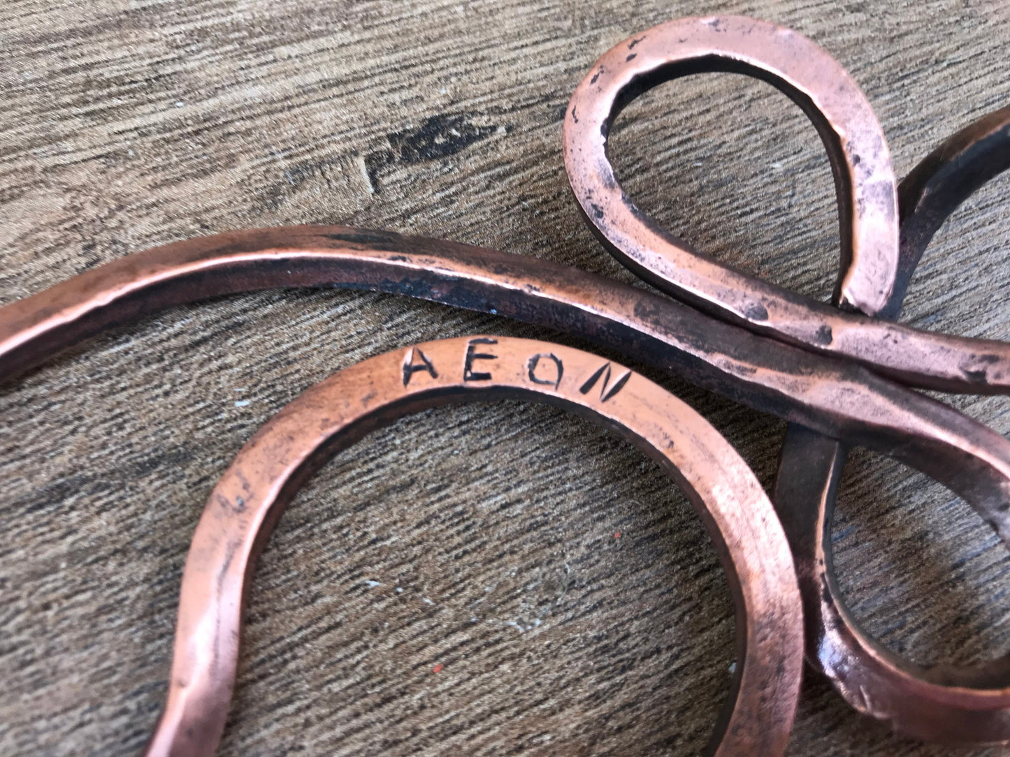 Copper gift, copper hair pin, copper anniversary, hair clip, hair slide, hair barrette, bun holder, hair jewelry, bridal hair pin,hair stick