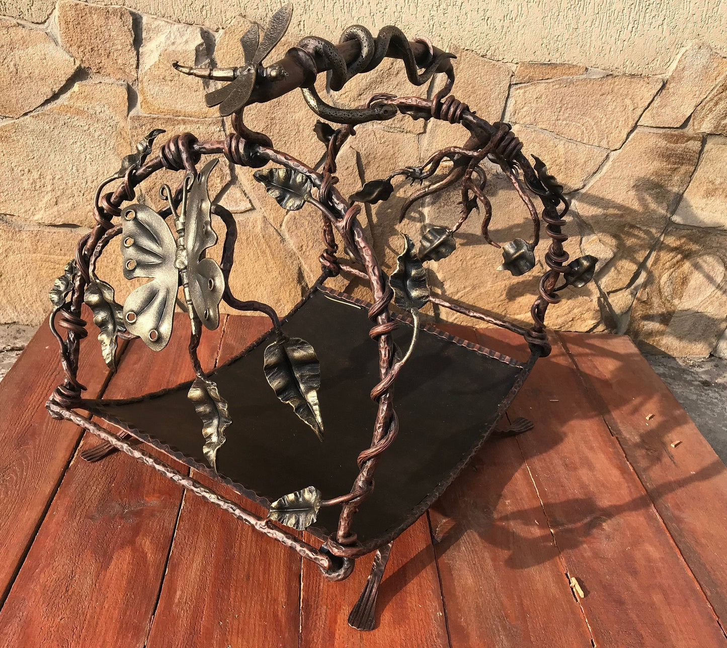 Firewood holder, log basket, firewood basket, firewood rack, fireplace, fire wood holder, fireplace, log holder, fireside basket, log rack