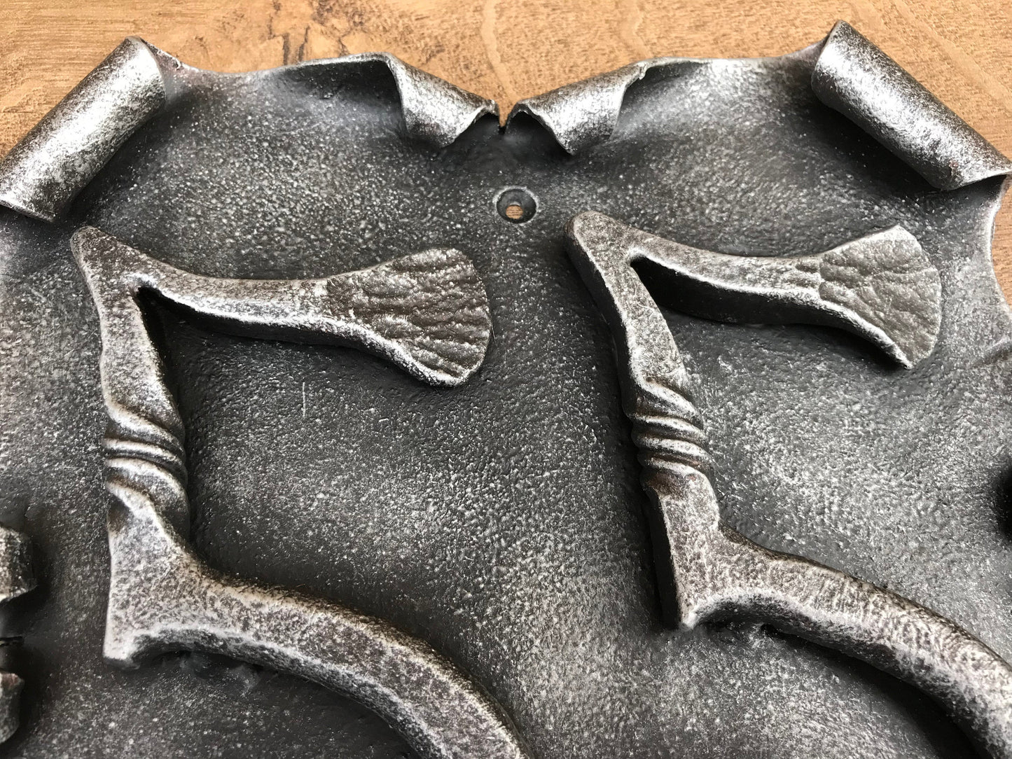 Outside plaque, outside house numbers, outside house signs, outside house decor, house number plaque, house number sign, metal plaque, axe