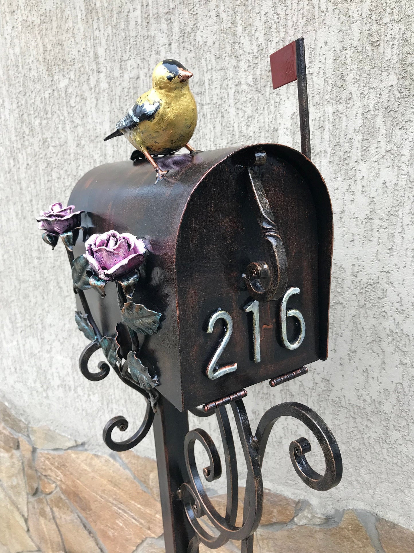 Mailbox, animal gift, mail box, gift for mom, sport gift, vikings, bird decor, gift for wife, wedding gift, birthday gift, engagement gift