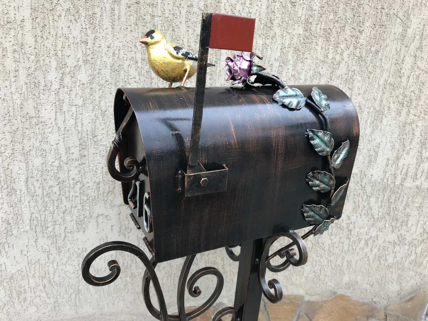 Mailbox, animal gift, mail box, gift for mom, sport gift, vikings, bird decor, gift for wife, wedding gift, birthday gift, engagement gift