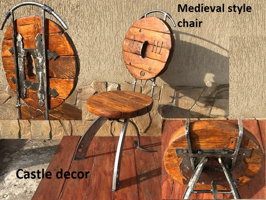 Mid century chair, mid century stool, mid century modern, mid century decor, chair, stool, medieval chair,dining chair,mid century furniture