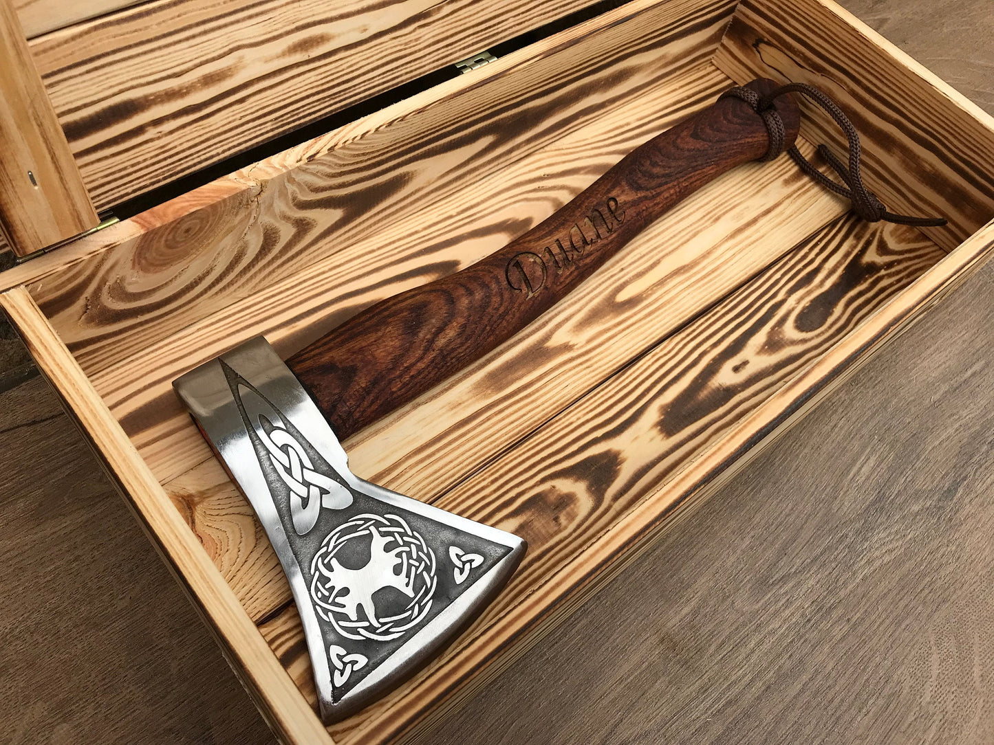 Personalized gift for men, mens birthday gift, boyfriend gift, custom mens gift, gift for men,gift for husband,axe,memory gift box,mens belt