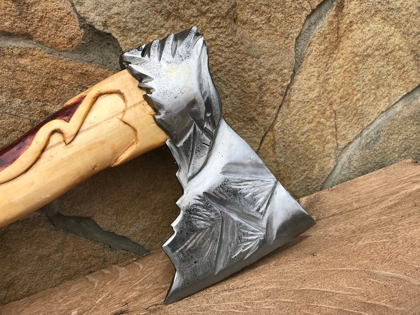 Hatchet, eagle, viking axe, mountains, mens gifts, medieval axe, mens gift idea, viking hunting, viking camp, Norse axe, vikings, iron gifts