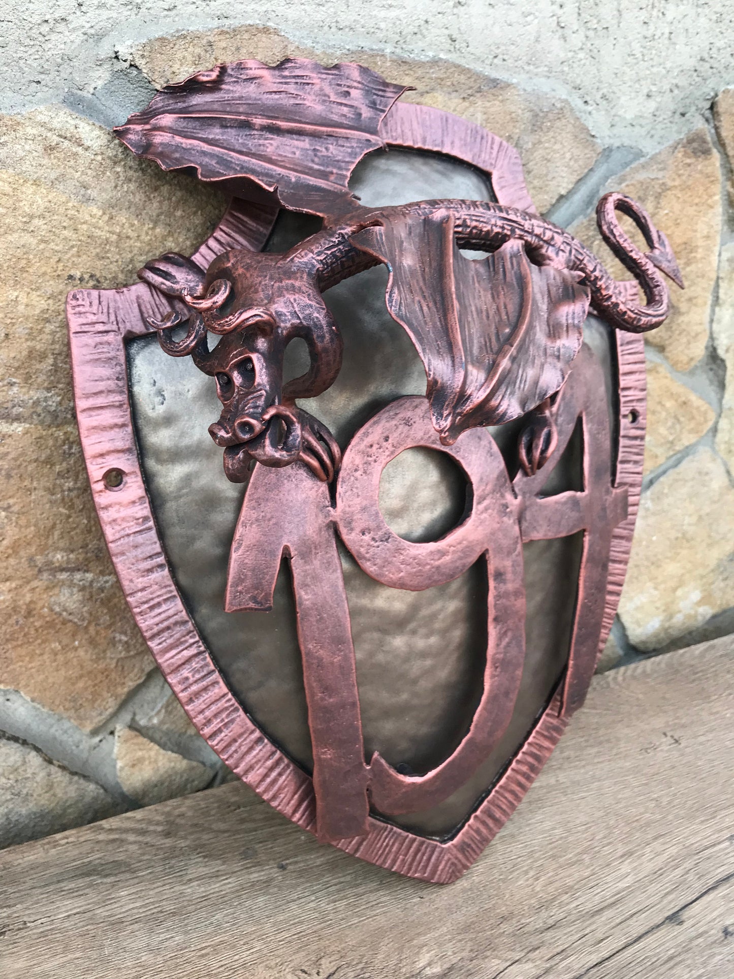 House number plaque, house number sign, house number ideas, house number, numbers, building number, viking dragon, medieval, midcentury,sign