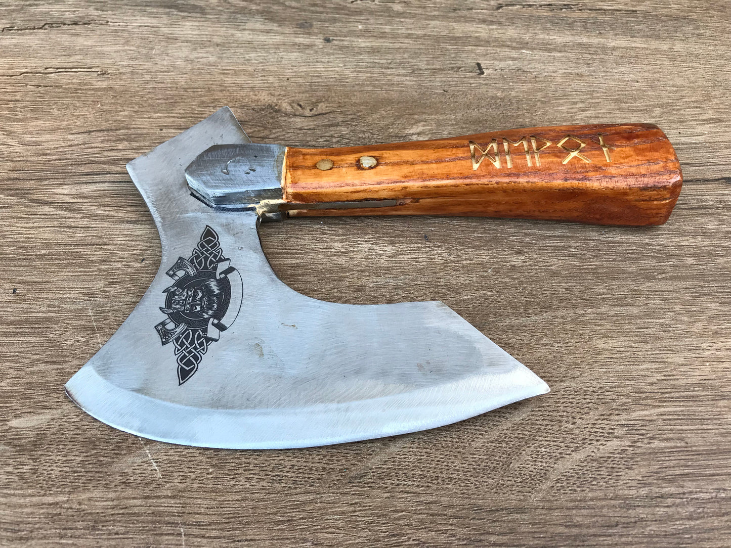 Runic kitchen axe, viking axe, viking kitchen axe, runic gift, runic axe, runes, Elder Futhark, Anglo-Saxon, runic alphabet, viking gift