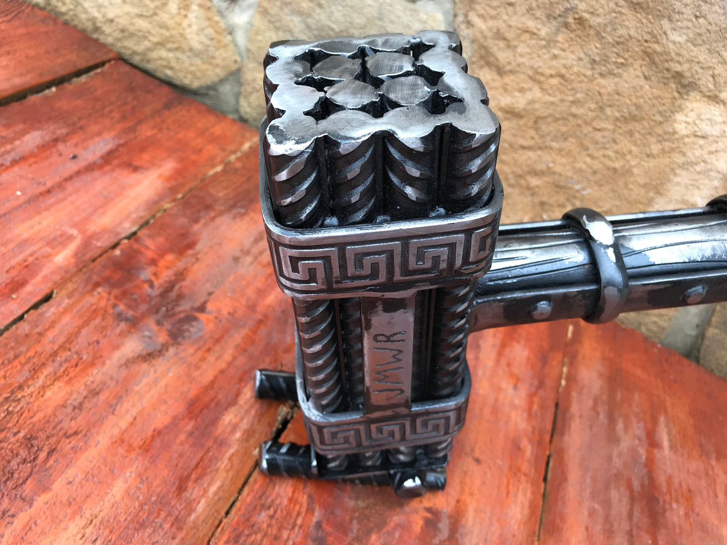 Hammer, unique hammer, rebar art, viking tools, rebar, Christmas gift, viking hammer, mens gift, retirement gift, military gift, iron gifts