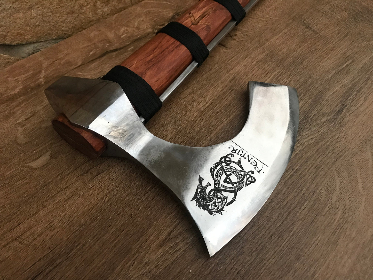Runic axe, Fenrir, perun axe, pagan axe, viking axe, Ragnar, Dane axe, The Raider, bearded axe,Norse axe,berserker axe,mjolnir,viking weapon