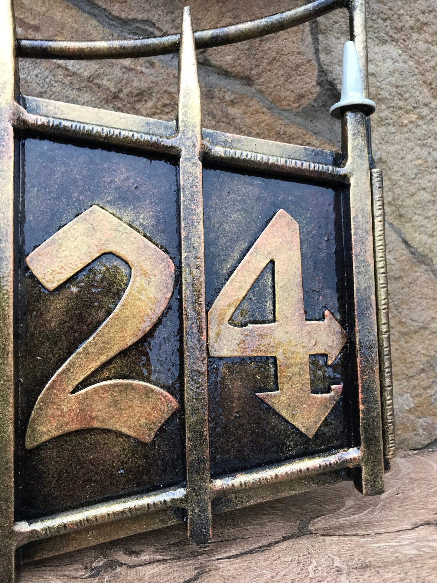 Custom house number plaque, custom house number sign,hand forged plaque,hand forged sign,house numbers,house number sign,house number plaque