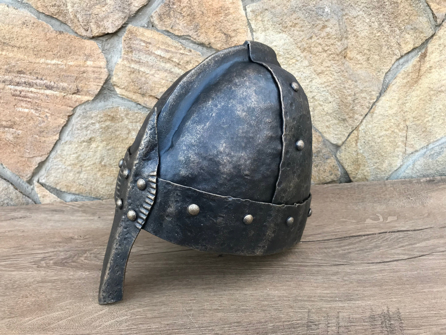 Engraved helm, personalized gift, viking helm, helm, medieval helm, castle, knight, warrior, medieval, cosplay armor, cosplay weapon, axe