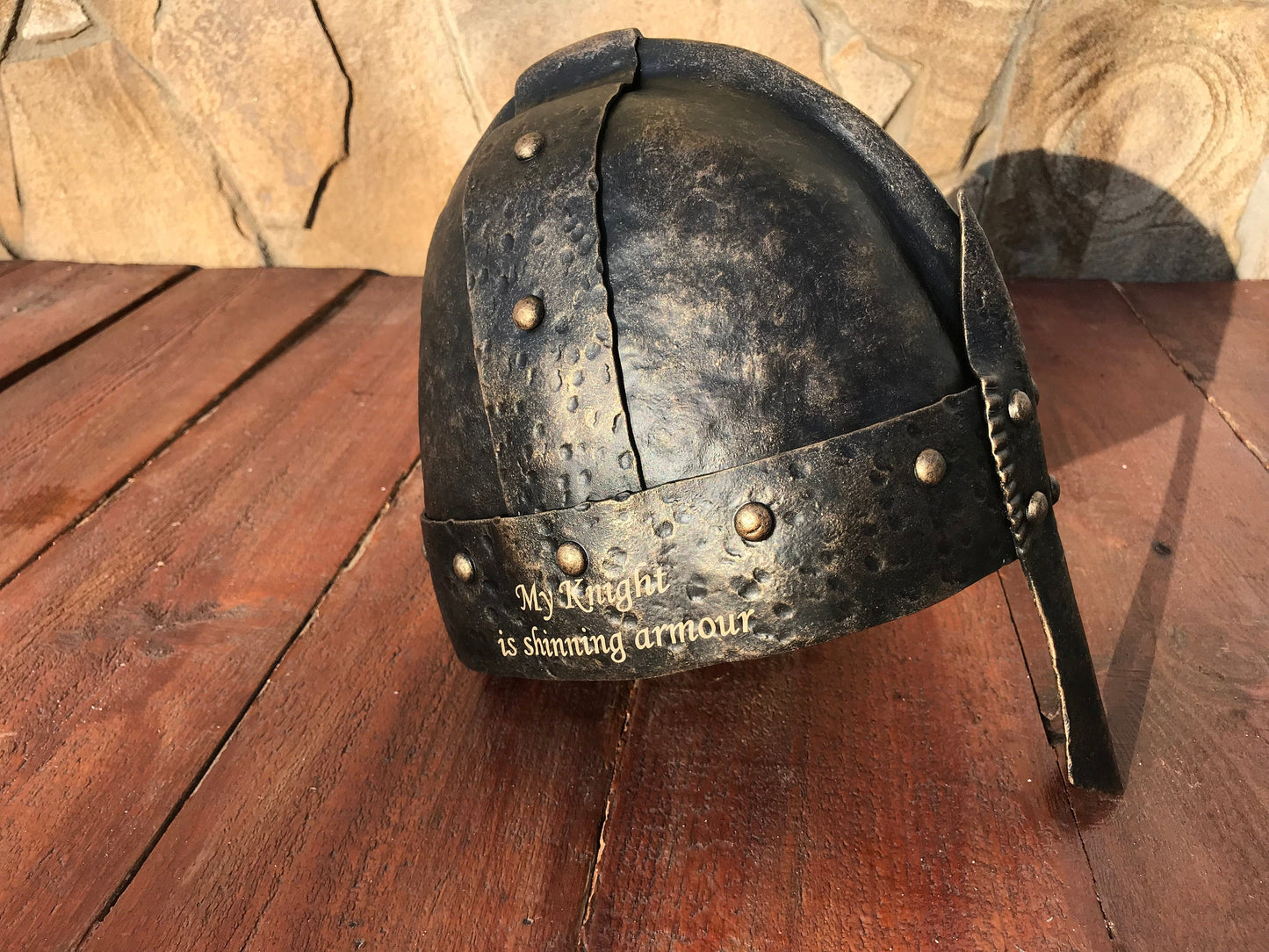 Engraved helm, personalized gift, viking helm, helm, medieval helm, castle, knight, warrior, medieval, cosplay armor, cosplay weapon, axe