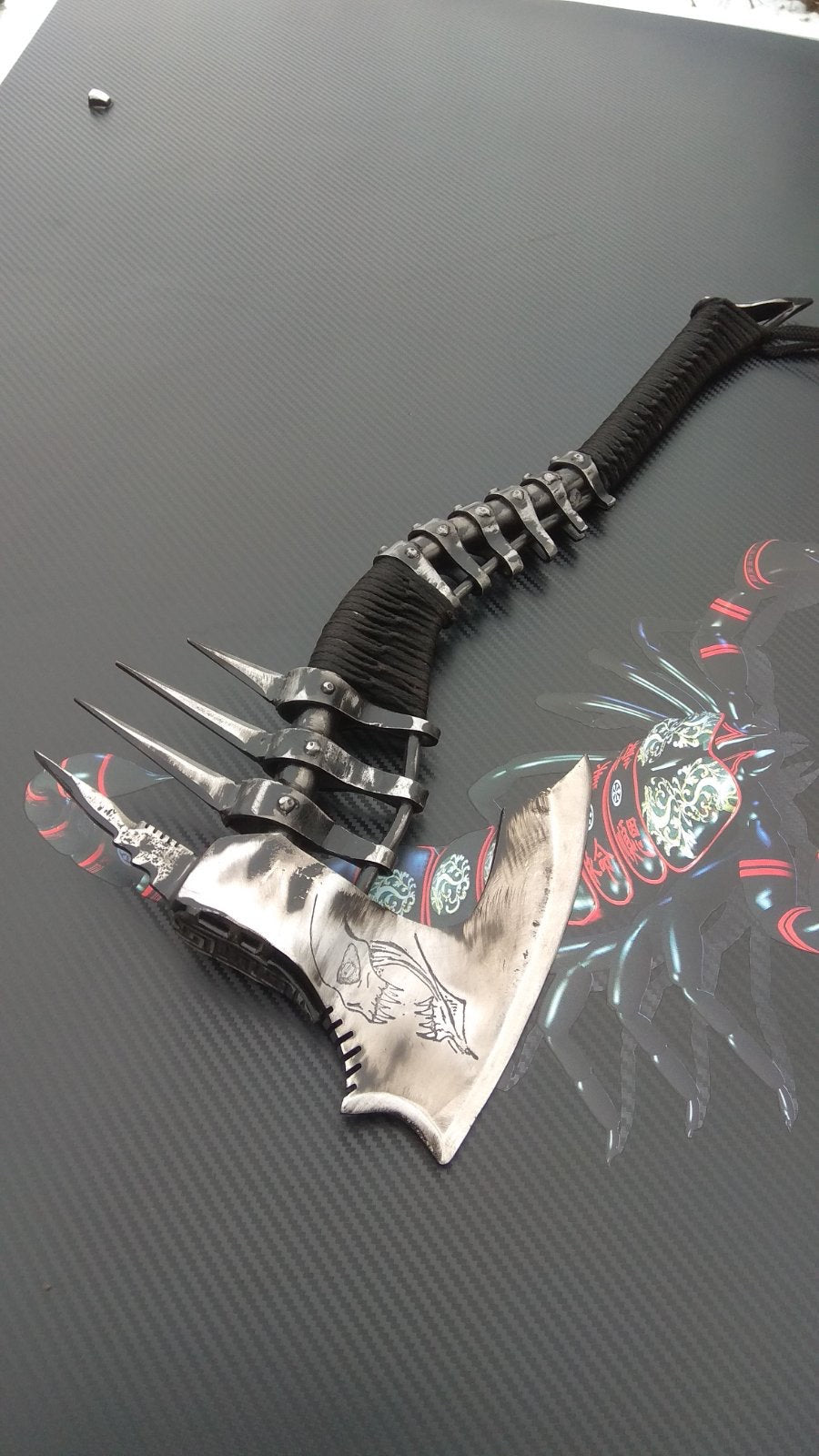 Viking axe, axe, hatchet, skull, viking, mens gifts, medieval, 6th anniversary gift, iron anniversary, Halloween, viking gifts, brutal,death