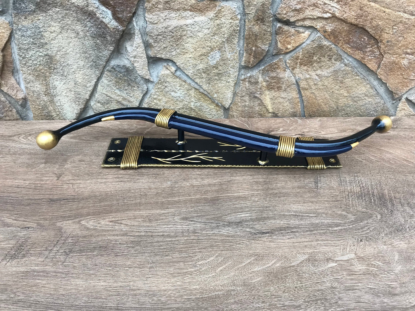 Door handle, door pull, room decor, barn door handle, barn door pull, iron gift, family name sign, metal monogram sign, living room decor