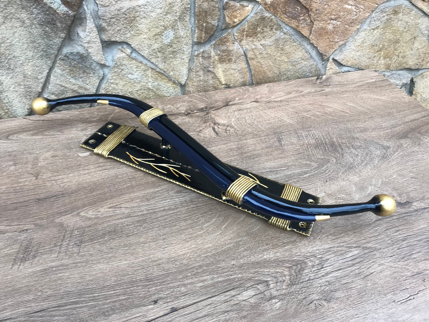Door handle, door pull, room decor, barn door handle, barn door pull, iron gift, family name sign, metal monogram sign, living room decor