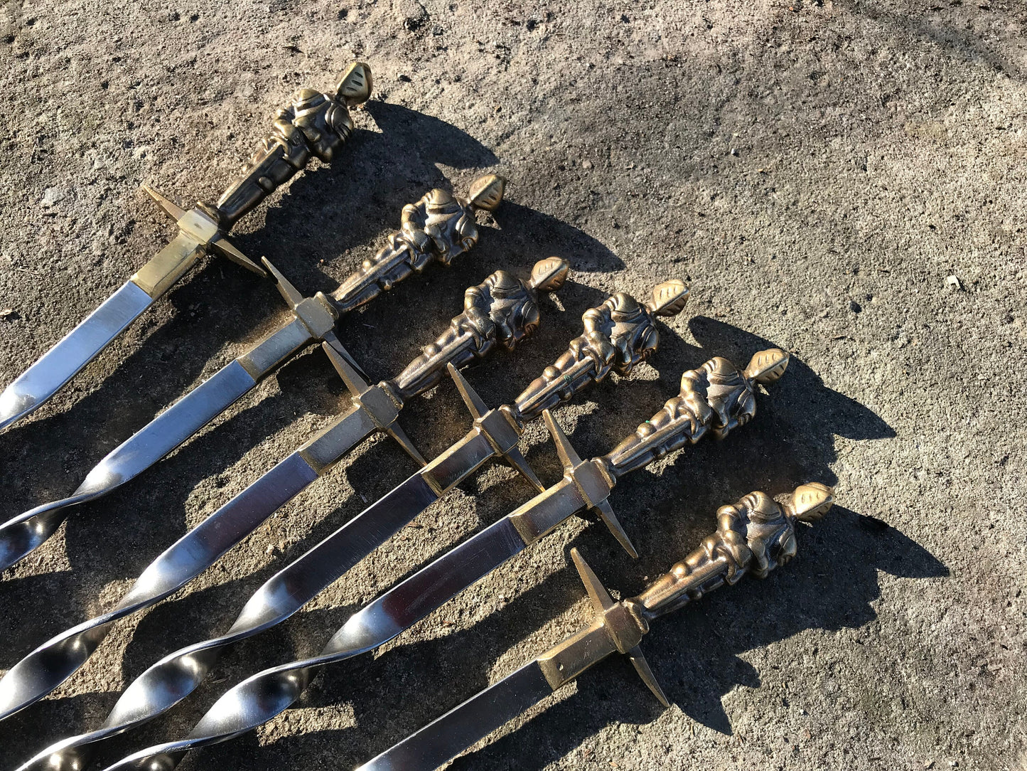 Skewers, picnic, viking, knight, grill tools, pricker, Middle Ages, camping, medieval, anniversary, retirement, fireplace,gift for mom,daddy