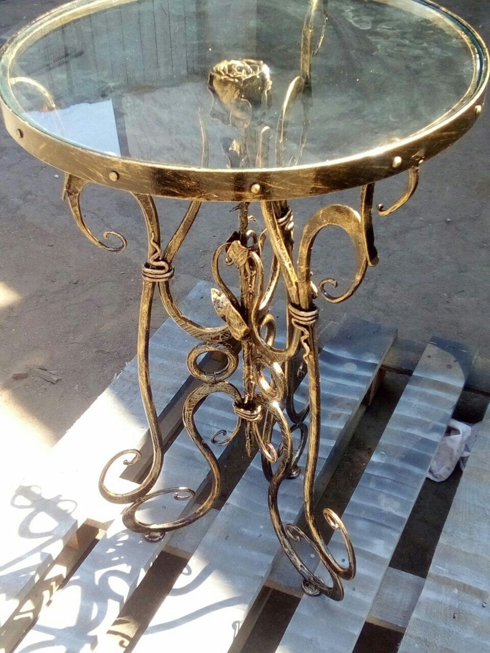 Coffee table, kitchen table, garden table, outdoor table, chair, metal furniture, kitchen decor, dining room, living room, hand forged table