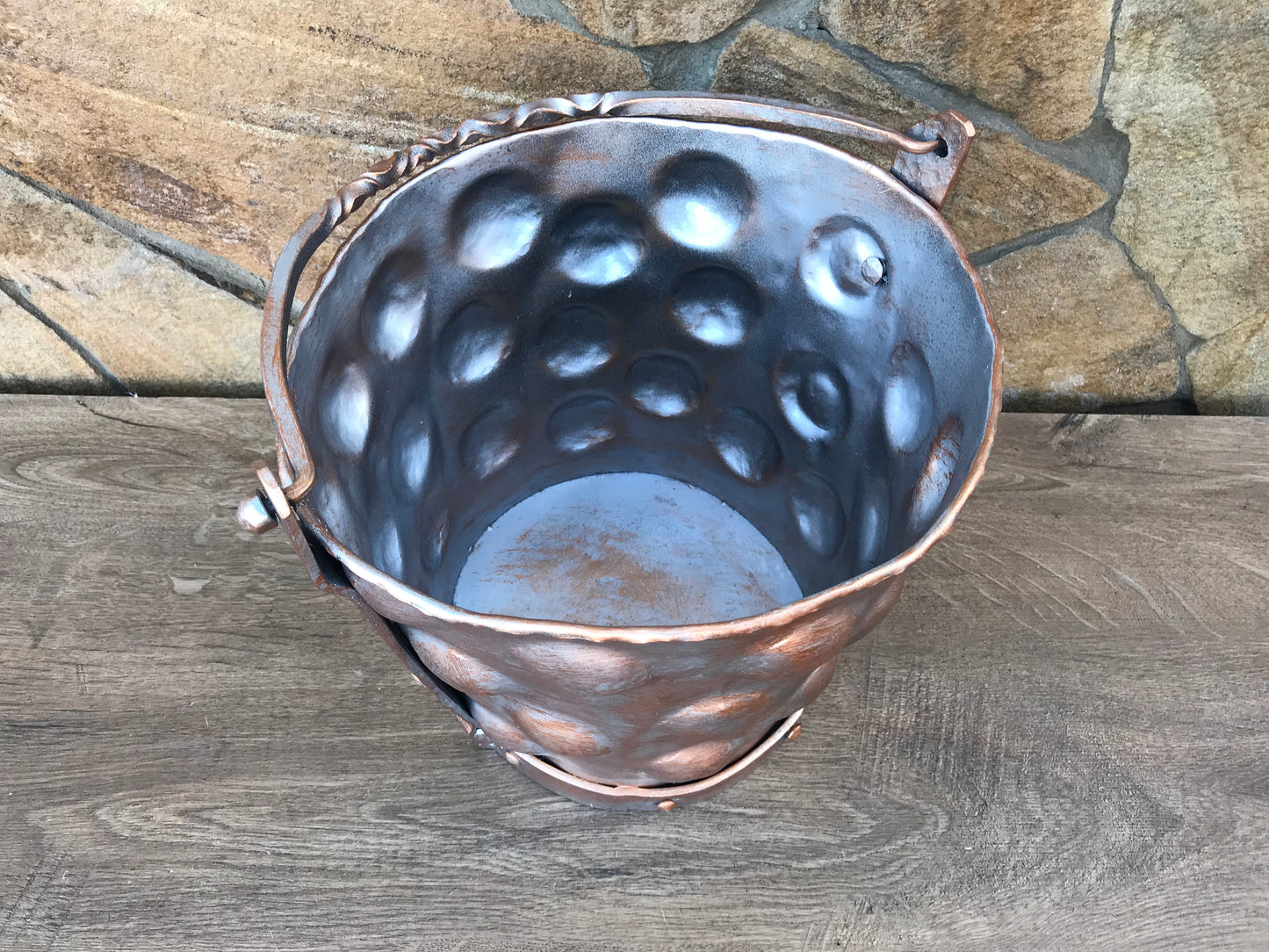 Bucket, coal bucket, ash bucket, coal pail, coal scuttle, coal scuttle bucket, firewood bucket,hand forged bucket,fireplace decor,fire poker