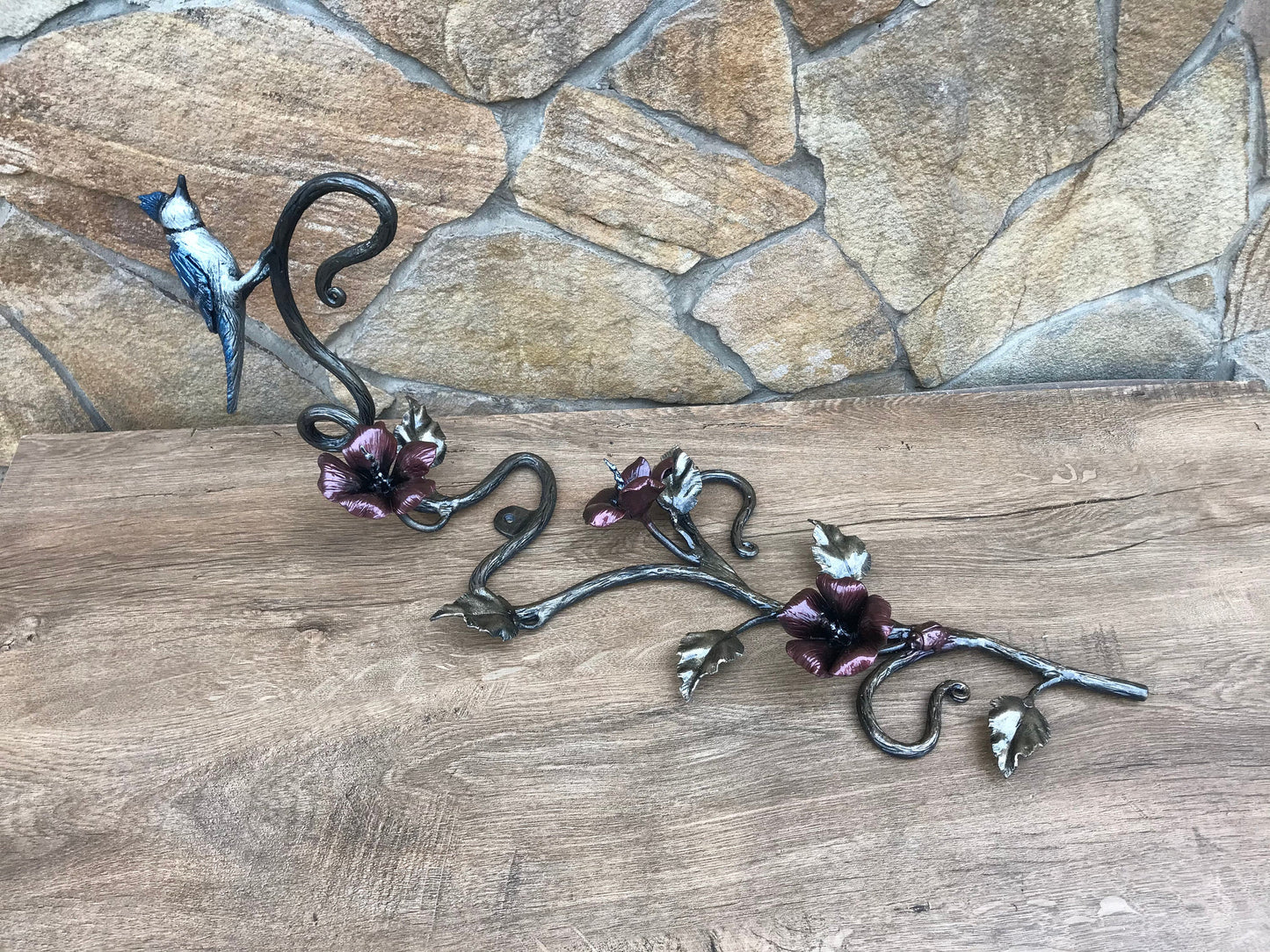 Planter hook, plant hook, plant hanger, flower decor, bird decor, plant holder, plant, 6th anniversary gift, flowerpot hanger, iron gifts