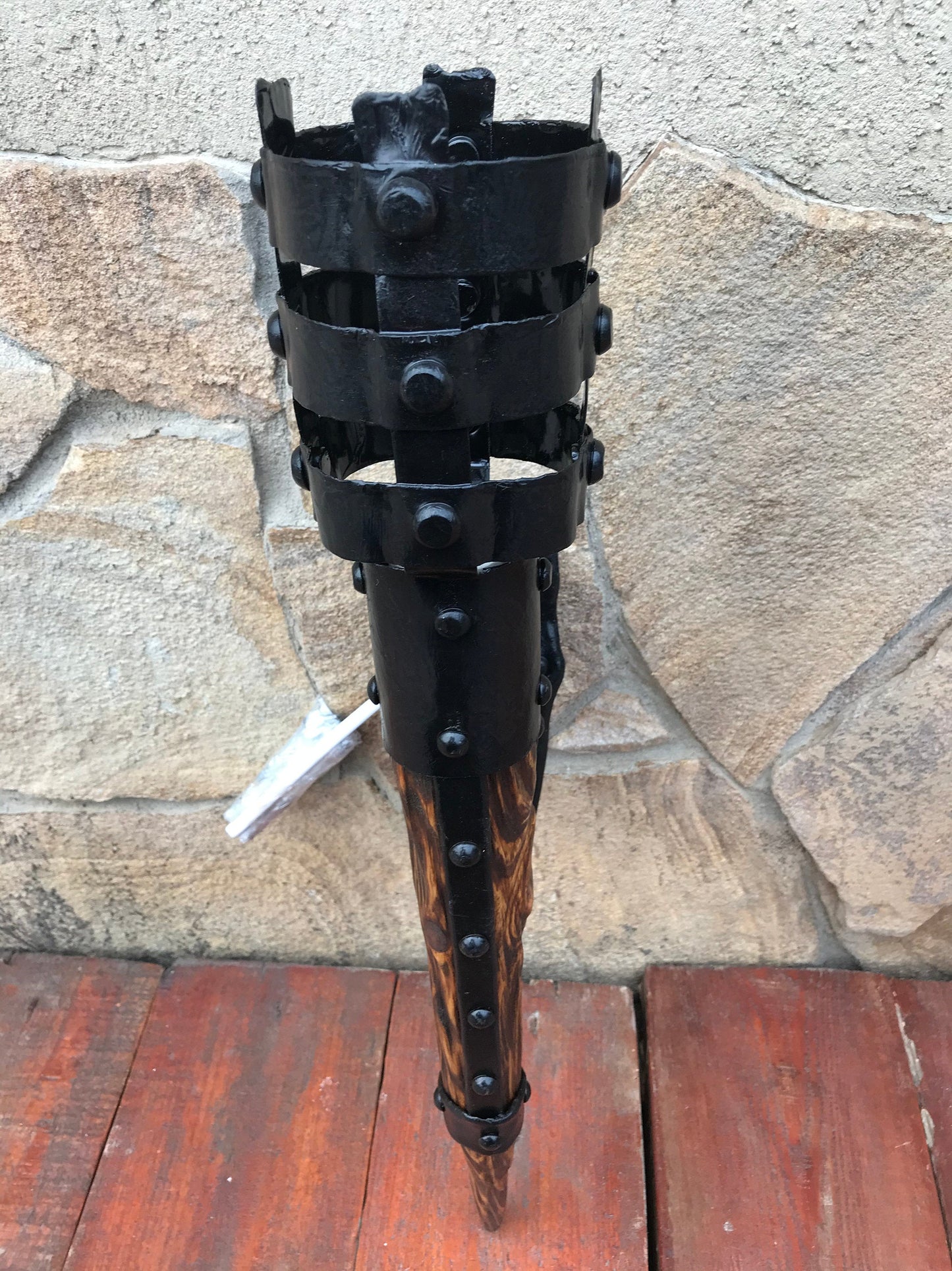 Wall sconce, torch, sconce, viking gift, medieval, castle, reenactment, army gift, wedding gift, engagement gift, gift for dad, gift for mom