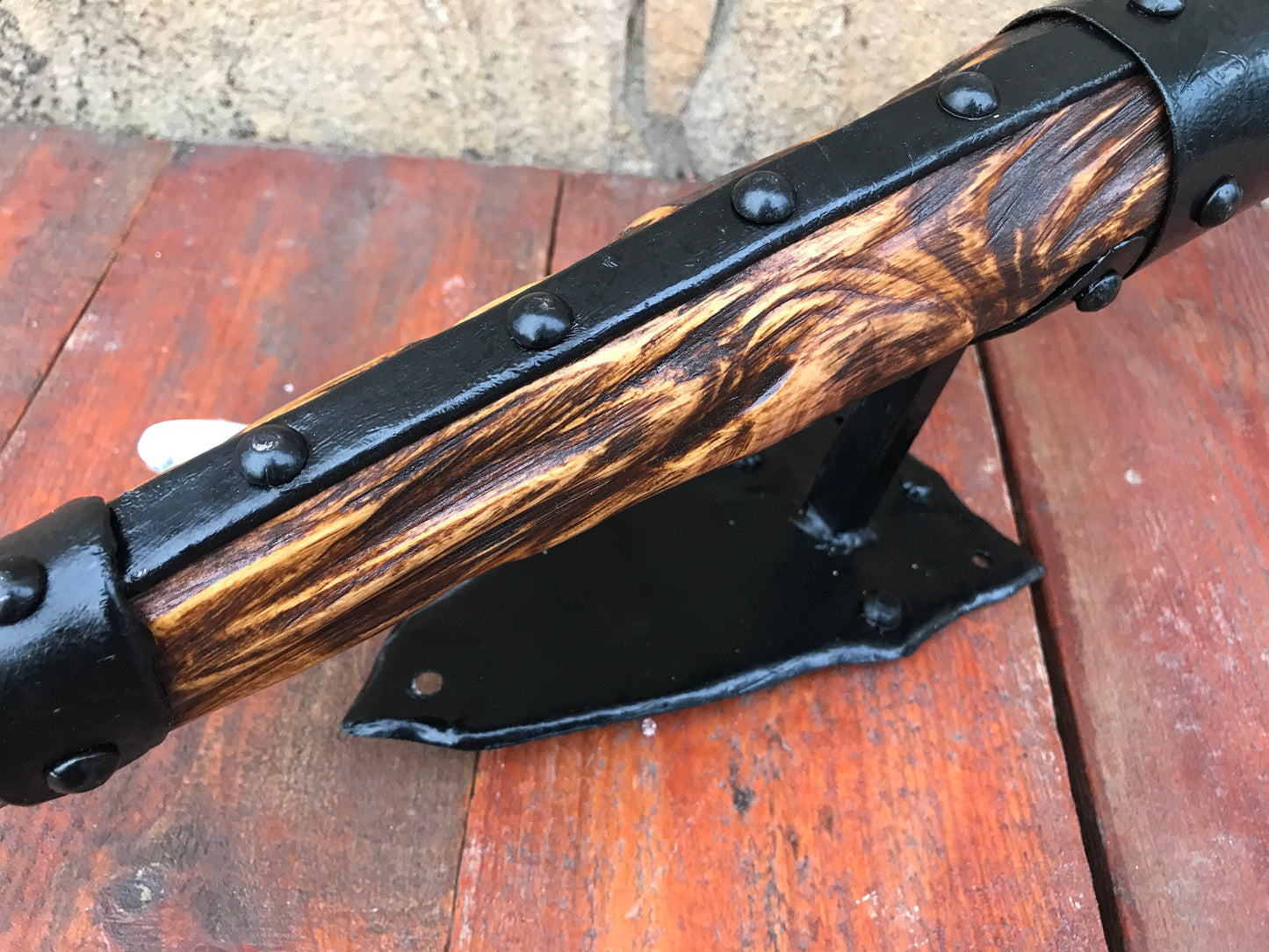 Wall sconce, torch, sconce, viking gift, medieval, castle, reenactment, army gift, wedding gift, engagement gift, gift for dad, gift for mom