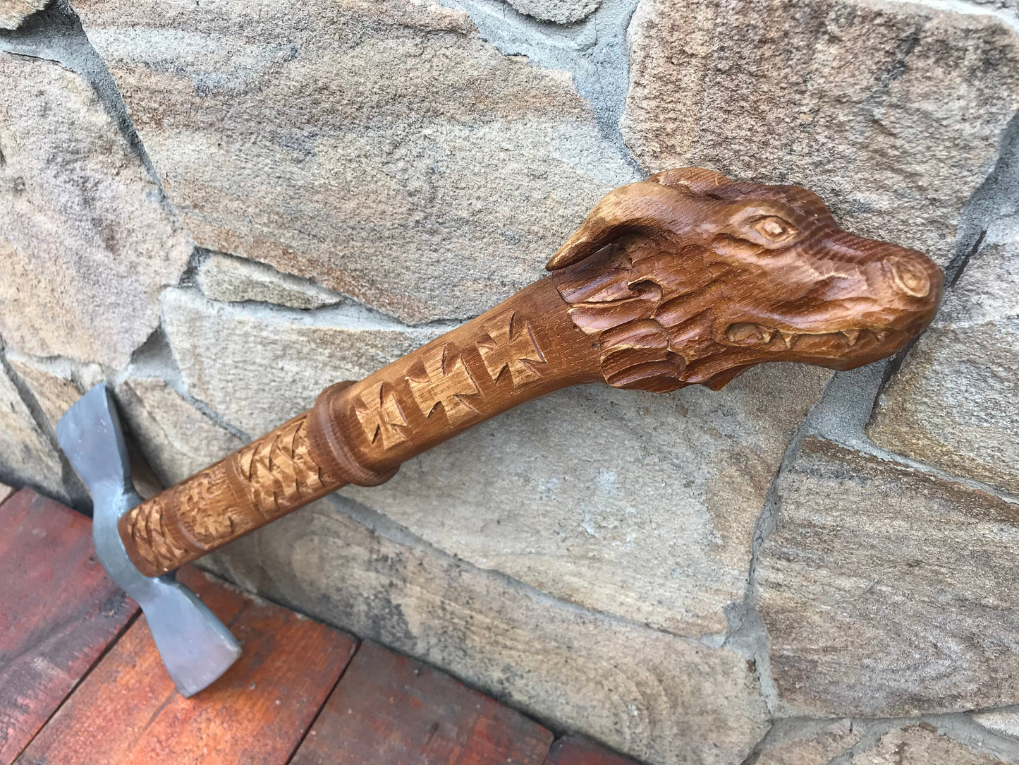 Dragon axe, viking axe, tomahawk, engraved axe, axe, dragon, dragon decor, viking hatchet, custom axe, dragon gift, woodcarving axe, war axe