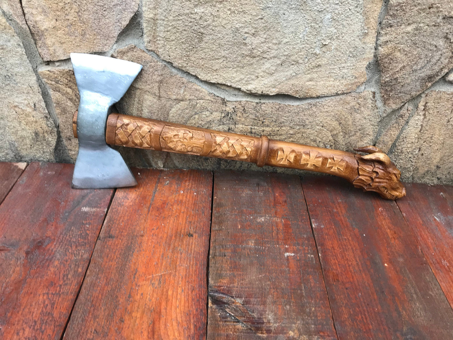 Dragon axe, viking axe, tomahawk, engraved axe, axe, dragon, dragon decor, viking hatchet, custom axe, dragon gift, woodcarving axe, war axe