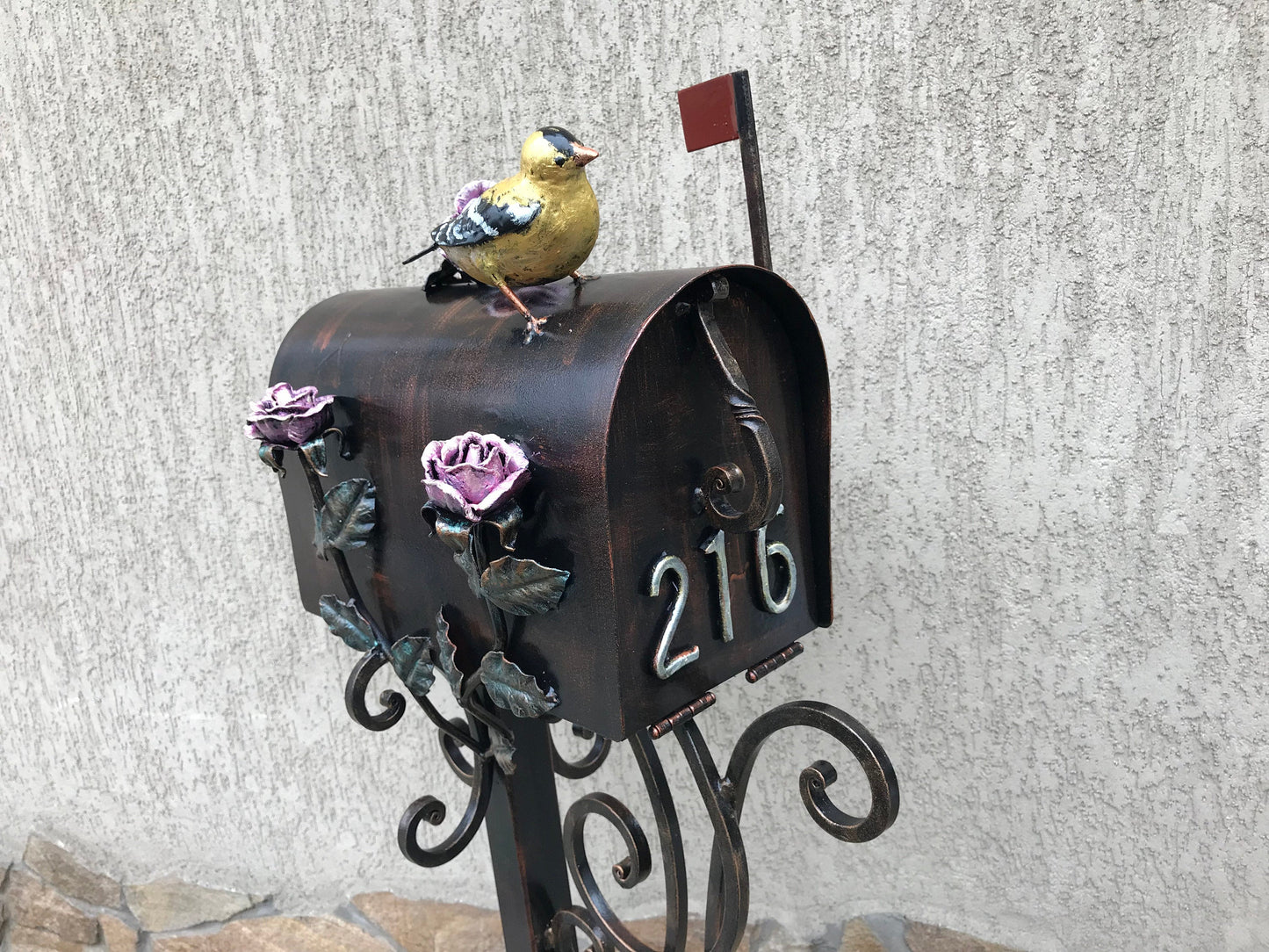 Mailbox, animal gift, mail box, gift for mom, sport gift, vikings, bird decor, gift for wife, wedding gift, birthday gift, engagement gift