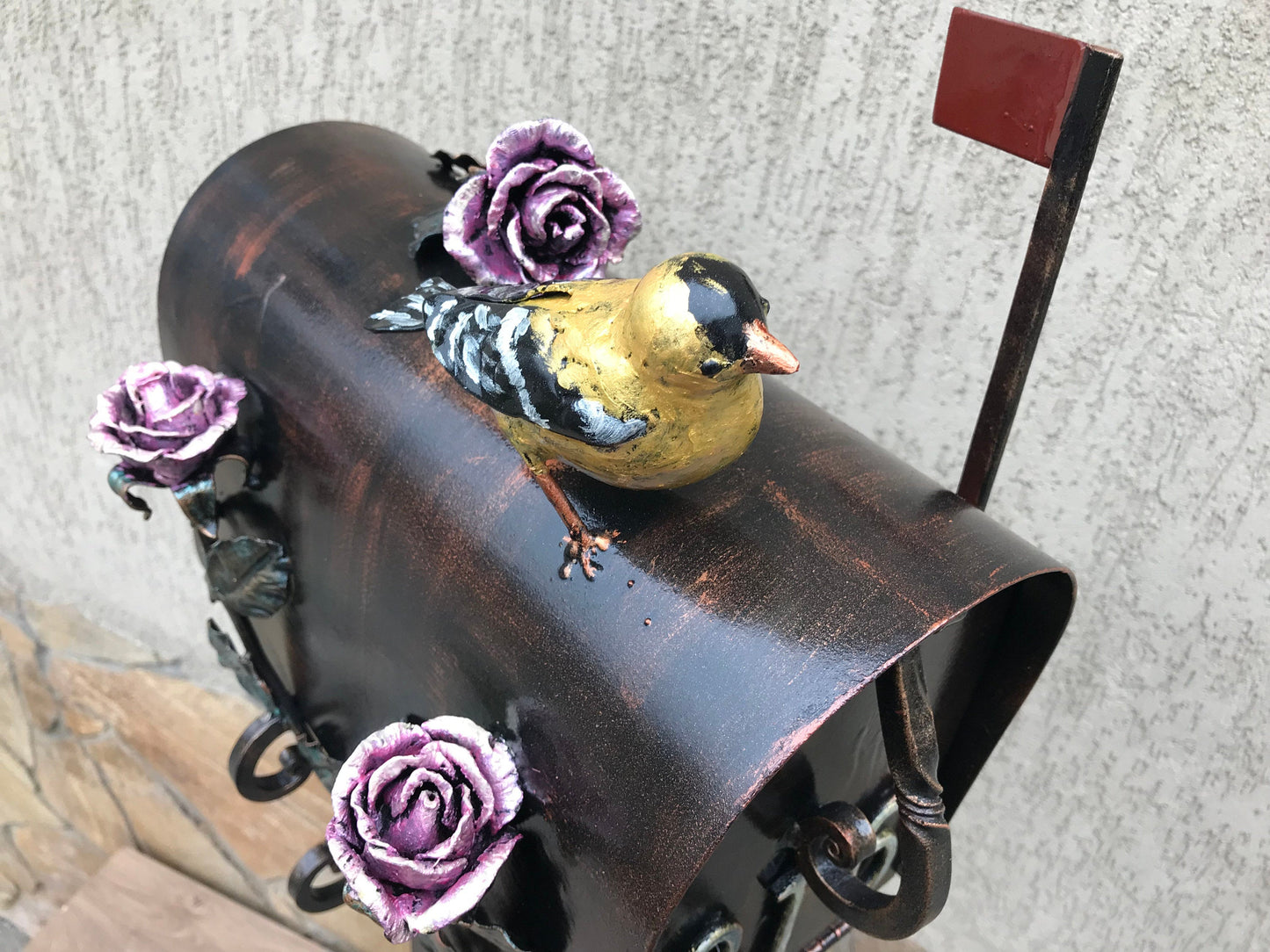 Mailbox, animal gift, mail box, gift for mom, sport gift, vikings, bird decor, gift for wife, wedding gift, birthday gift, engagement gift