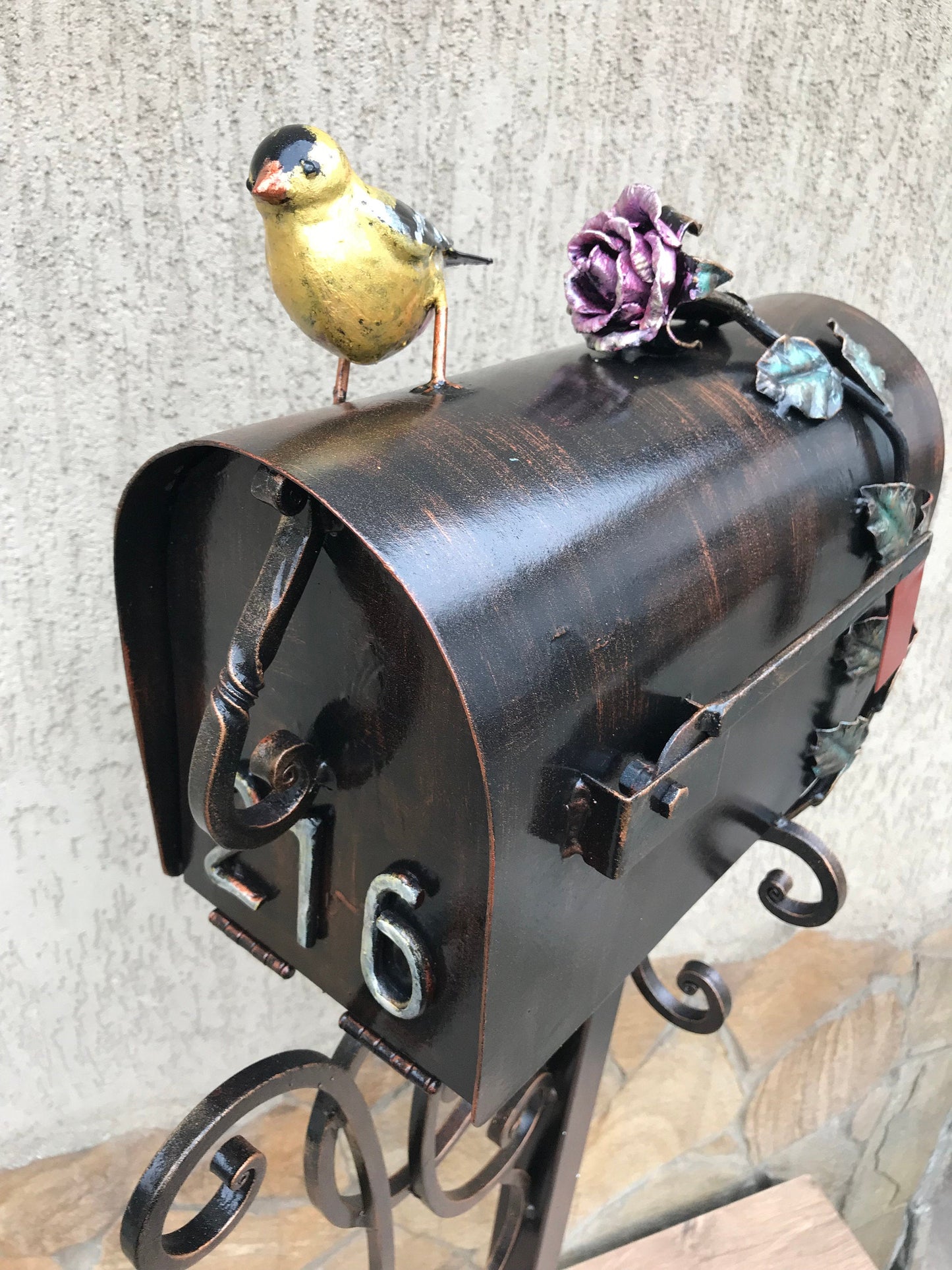Mailbox, animal gift, mail box, gift for mom, sport gift, vikings, bird decor, gift for wife, wedding gift, birthday gift, engagement gift