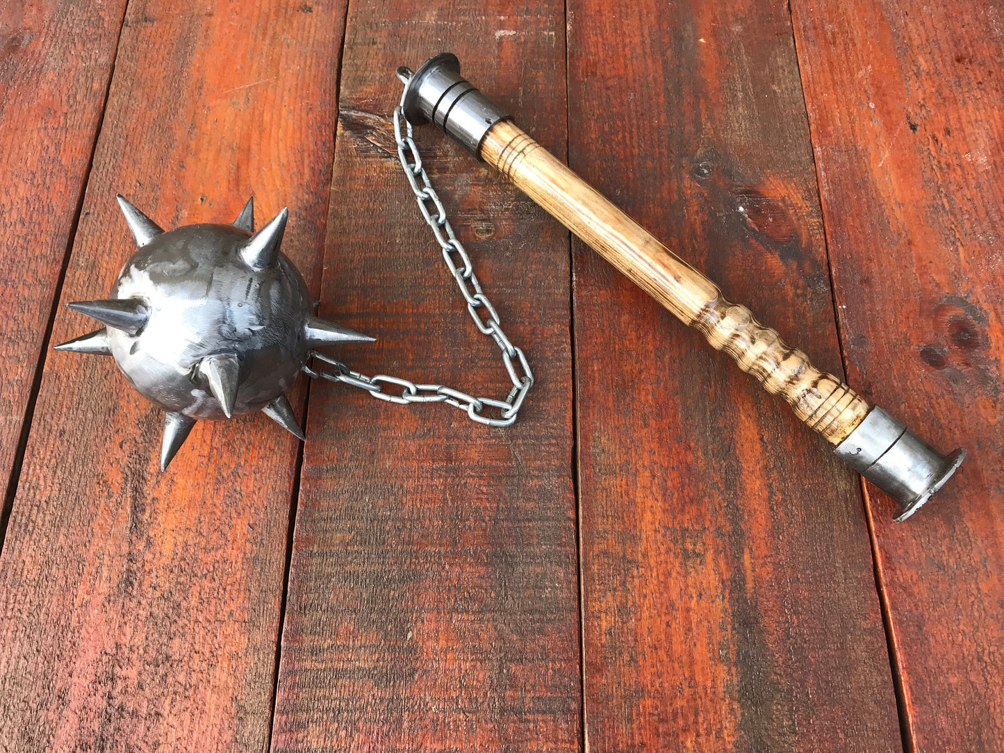 War mace, viking mace, hand crafted mace, mace, flail, chain flail, medieval weapon, viking weapon, viking axe, mens gifts, gift for men,axe