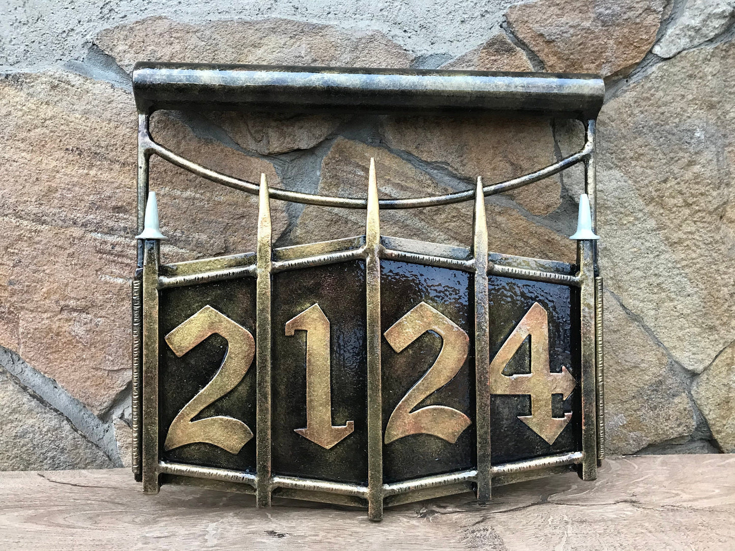 Custom house number plaque, custom house number sign,hand forged plaque,hand forged sign,house numbers,house number sign,house number plaque