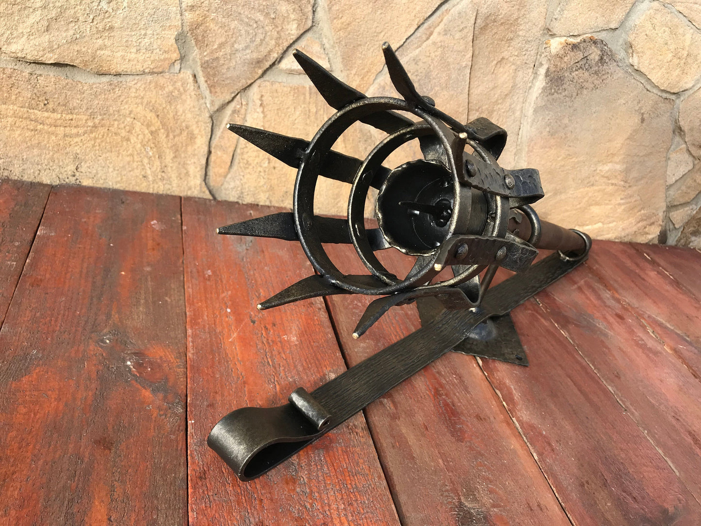 Torch, medieval torch, fire torch, torch candle holder, wall torch, wedding decor, wall sconce, viking torch, torch sconce, juggling, party