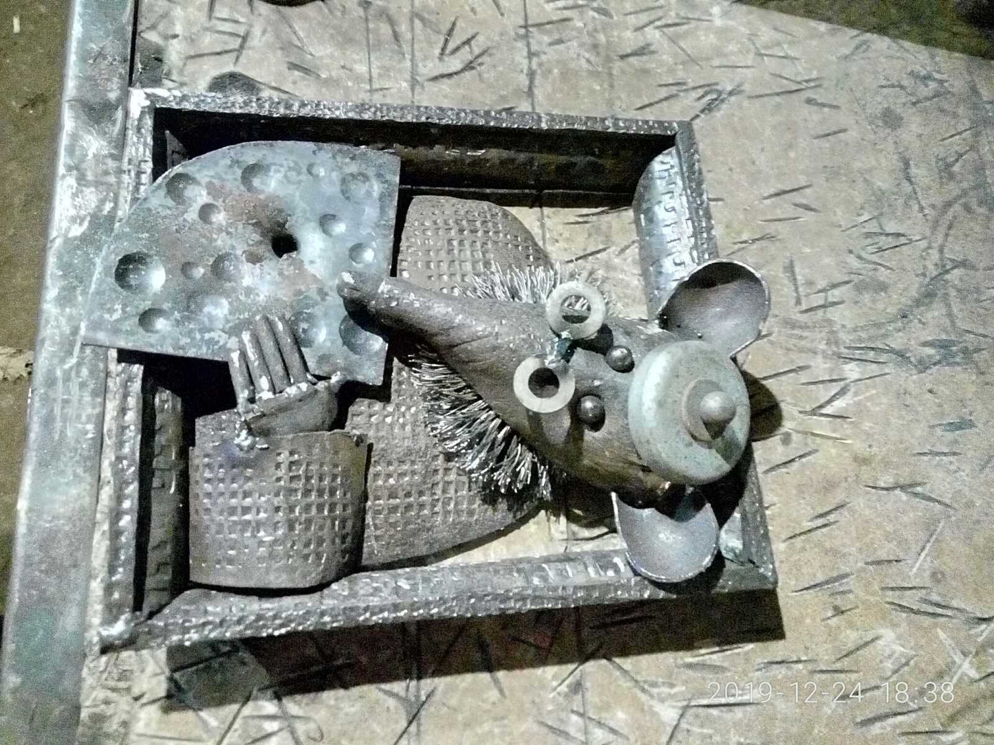 Rat decor, year of rat, painting, year of the rat 2020, metal painting, party decor, rat, animal decor, mouse, mice, mouse birthday party